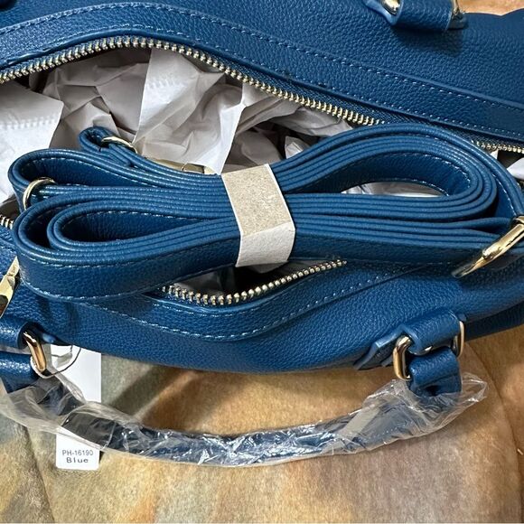 Pink Haley Bag Haley Two Tone Satchel Blue - Picture 4 of 7